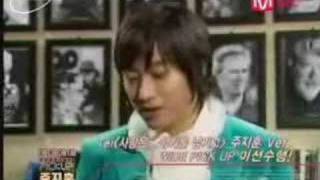 Clip of Joo Ji Hoon Singing from Interview [upl. by Dallas]