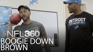 KeeganMichael Key as quotBoogie Down Brownquot Teaches the Lions How to Properly Celebrate TDs  NFL [upl. by Nnylylloh]