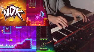 MDK  Dash ON PIANO From Geometry Dash 22 geometrydash [upl. by Esmerelda]