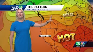 Warm Monday in Northern California but triple digits will return [upl. by Vachil]