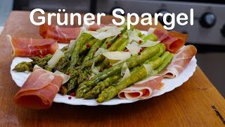 Grüner Spargel vom Grill [upl. by Lexie446]