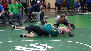 90 lbs OAC JH Girls State Katie Showalter vs Chloe Dearwester [upl. by Changaris]