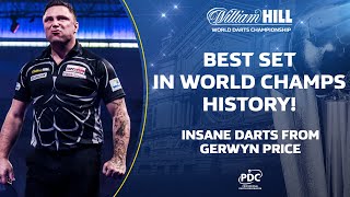 THE BEST SET IN WORLD CHAMPIONSHIP HISTORY Gerwyn Price averages 13664 in a World Championship set [upl. by Izabel]