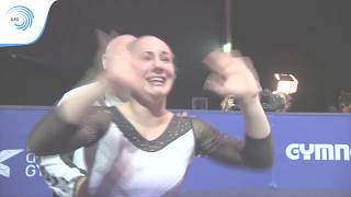 Boglarka DEVAI HUN  2018 Artistic Gymnastics European Champion vault [upl. by Landbert]