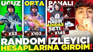 İLK 😲 KORE HESABINDAN ADİDAS SETİ ÇIKTI❗ UCUZ ORTA PAHALI RANDOM İZLEYİCİ HESAPLARI❗ PUBG Mobile [upl. by Eyde]