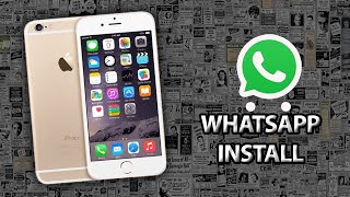 How To Install Whatsapp iPhone 6 in Tamil [upl. by Assadah]