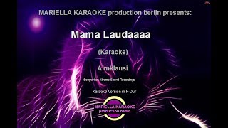 Almklausi  Mamma Lauda Karaoke Version [upl. by Saraann]