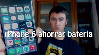 Como ahorrar bateria en iPhone 6 y iPhone 6 Plus IOS 8 en español [upl. by Barclay]