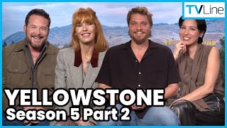 Yellowstone Season 5 Part 2 Cast Interview [upl. by Anitrak]