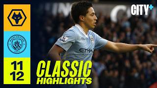 CITY BACK IN THE TITLE RACE  Wolves 02 City  Classic Highlights [upl. by Suisyola]