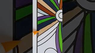 Simple and Easy Flowers Coloring satisfying asmr asmrcoloring coloringbook relaxing [upl. by Ueih187]