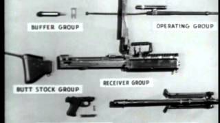 How to Shoot a MACHINE GUN 762 mm M60 Training  Firearms Rifle Vintage US Military Video [upl. by Anividul]