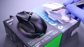 Razer Basilisk V3 Pro Vs G502 X Unboxing  ASMR [upl. by Sadick943]