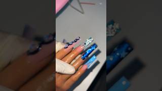 FREESTYLE💙💙 Would you wear these💙 atlnailtech [upl. by Mok]