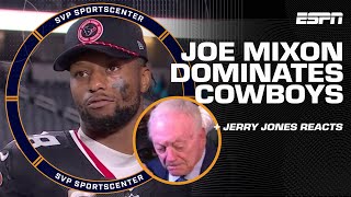 Joe Mixon amp Jerry Jones react to Texans DOMINATING the Cowboys on MNF 🤠  SC with SVP [upl. by Oswell754]