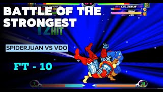 MvC2 Fightcade Spiderjuan vs VDO FT10 GOOD SET 3182024 [upl. by Nobel]