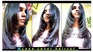 Long Layer Haircut  How to Cut Long Layer Haircut  Bunks Cutting [upl. by Winnie]