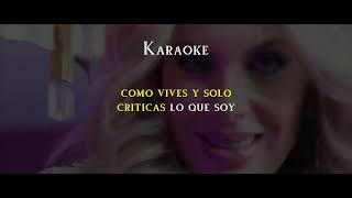 Lorena Herrera  Vivo La Vida KARAOKE [upl. by Ultann388]