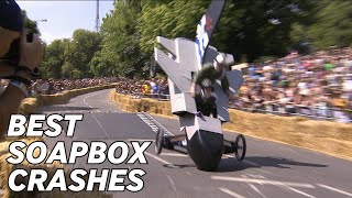 Londons BEST CRASHES EVER redbullsoapboxrace londoncrashes soapboxracecrashes london [upl. by Nealah]