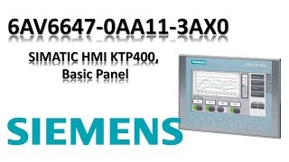 Siemens Simatic HMI 6AV66470AA113AX0  Eltra Trade [upl. by Notna148]