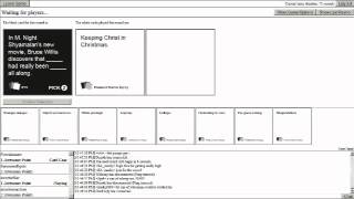 CARDS AGAINST HUMANITY ONLINE  Pretend Youre Xyzzy  Game 1 Part 1 [upl. by Eryn]