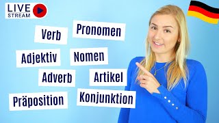 Wortarten einfach erklärt │ Deutsch lernen A2 B1 B2 [upl. by Nylrahc]