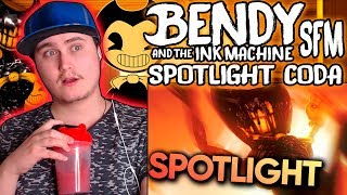 Spotlight Animated CG5  Bendy and the Ink Machine Song  Reaction [upl. by Leemaj]