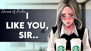 Blushing Secretary Brings You Coffee  F4M Colleagues to Lovers Clumsy But Cute [upl. by Lewert]