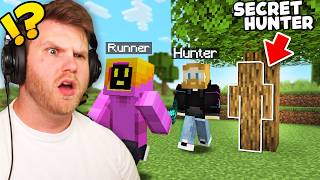 Minecraft Manhunt But There Is A Secret Hunter [upl. by Melville]