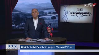 Gericht hebt Bescheid gegen quotServusTVquot auf [upl. by Hyrup]