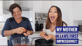 COOKING WITH MOTHER IN LAW  HER FIRST IMPRESSIONS OF ME [upl. by Alegnave]