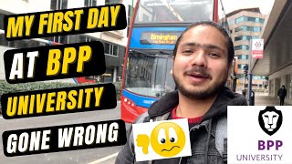 My First Day At BPP University Birmingham  internationalstudents uk fun [upl. by Nizam]