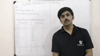 F test Statistic Solved Numericals  How to solve F test Numerical in hindi in Statistics [upl. by Aisenat711]