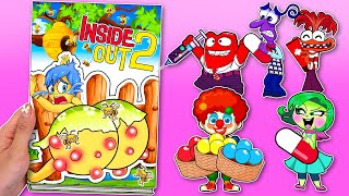 ❤️ Paper DIY ❤️Make Insideout 2 Pimples Story Game Book（ Amy Sonic Tapes Pimples Squishy   ASMR [upl. by Watson]