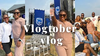 Vlogtober E4 Stanbic Music Festival Ft Neyo Yo Maps Chef 187 Danny Kaya Towela [upl. by Akinwahs773]