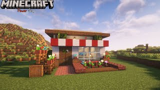 Minecraft  How to Build a Flower Shop 🌹 [upl. by Navetse]