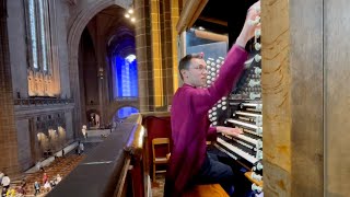 Liverpool Cathedral Organ  Ceremonial Dialogue Ficarri [upl. by Liemaj]