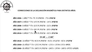DECLINACIÓN MAGNÉTICA [upl. by Tannenbaum]