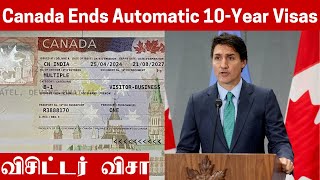 Canada Visit Visa SHOCKER 10Year Rule Ends [upl. by Pickford]