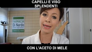 Aceto di mele per capelli e viso [upl. by Yelkao]