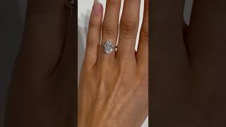 47ct oval cut Moissanite ring for women music rap hiphop womensrings ladiesring womenrings [upl. by Urania]