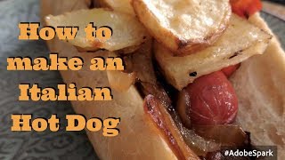 How To Make An Italian Hot Dog  Cara Di Falco  Caras Cucina [upl. by Ede]