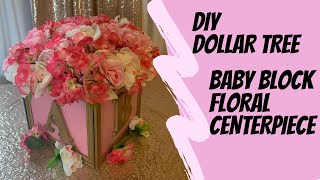 DIY Baby Shower Decorations  Dollar Tree Baby Shower Ideas  Dollar Tree Baby Shower Centerpieces [upl. by Cyrillus705]