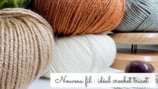 Ce nouveau fil est INCROYABLE 🧶 Tuto crochet facile 🧶 Des idées crochet tricot pour les fêtes [upl. by Amlas]