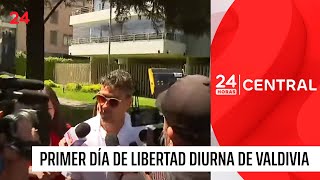 Jorge Valdivia en libertad compartió con sus hijos y Daniela Aránguiz  24 Horas TVN Chile [upl. by Kaz]