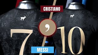 Camisetas de La Pulga y Siu ¡El Mejor Homenaje a Messi y Ronaldo🐐 [upl. by Nosmirc]