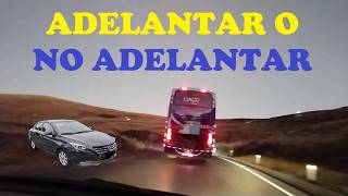 Cómo REBASAR EN CARRETERA con auto  Adelantar o NO Adelantar [upl. by Yreneh]