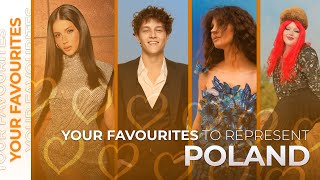 Who should represent Poland at the Eurovision 2025  YOUR FAVOURITES [upl. by Pedaias]