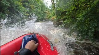 Rafting the Lower Tryweryn  Centre to Bala Falls full video uncut almost [upl. by Corrianne]