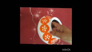 pottery painting designs for beginners learnhowtomakemadhubanipainting [upl. by Vevay852]